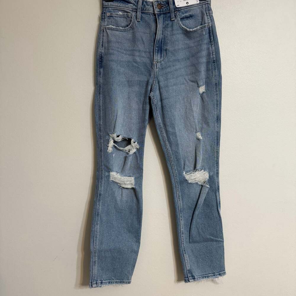 NWT Hollister High Rise Mom Jeans Size 23x27 Curvy Stretch Pants